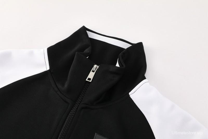 2025 NIKE Black/White Full Zipper Jacket +Long Pants