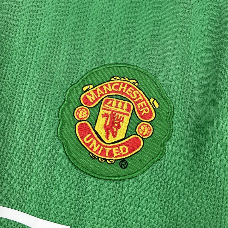 2007/08 Manchester United Green Goalkeeper Retro Jersey