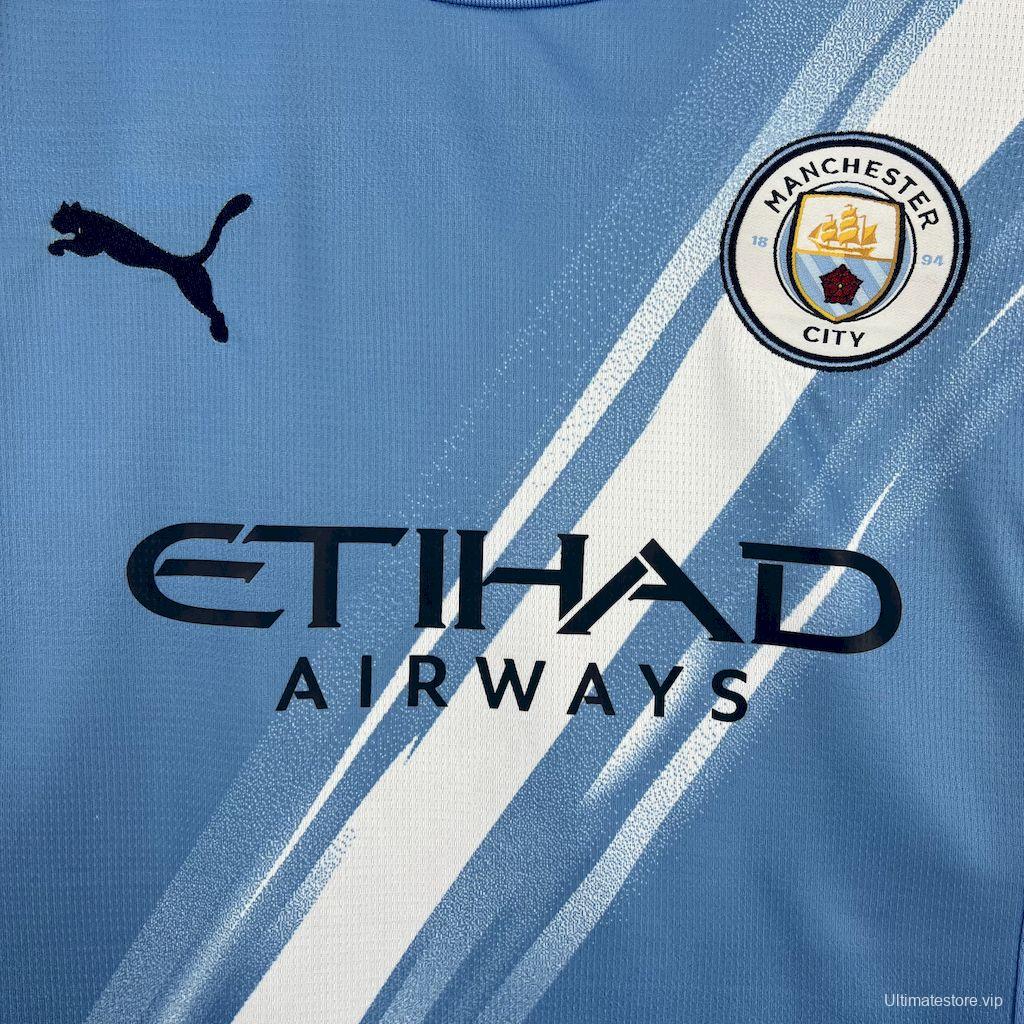 2025/26 Manchester City Home Women Jersey
