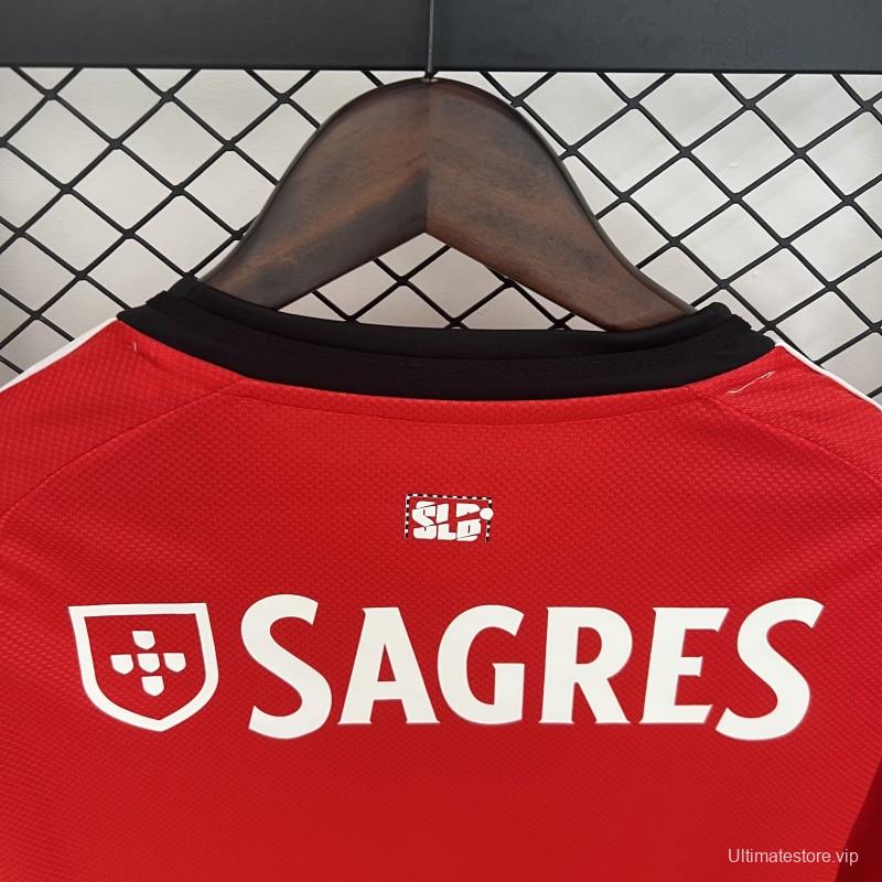 25/26 Long Sleeve Benfica Home Jersey