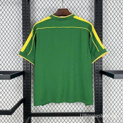Retro 1998 Brazil Goalkeeper Green Jersey