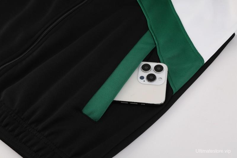 25/26 Real Betis WHITE/Black/Green Full Zipper Jacket + Long Pants
