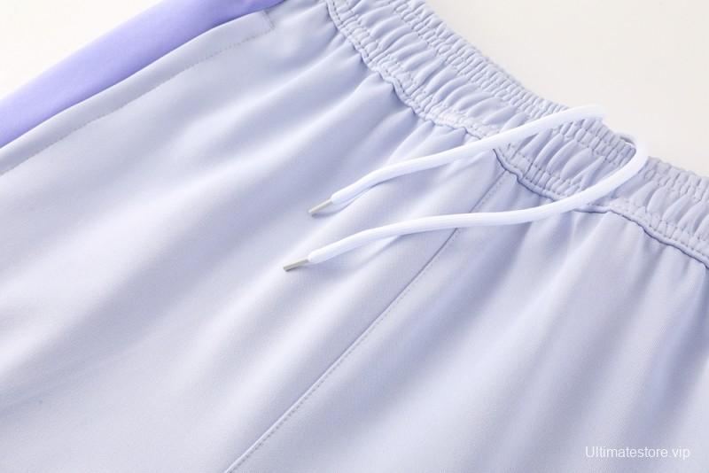 2025 NIKE Purple Full Zipper Jacket + Long Pants