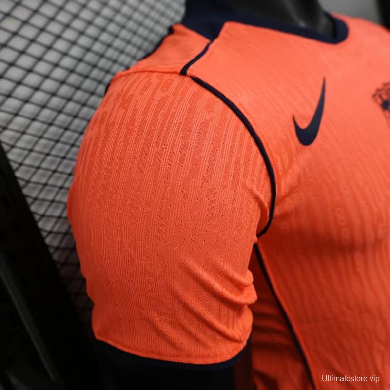 Player Version 25/26 Barcelona Third  Orange Jersey