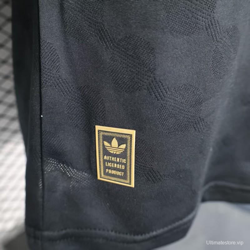 Player Version 25/26 Real Madrid Black with Gold Trim Jersey