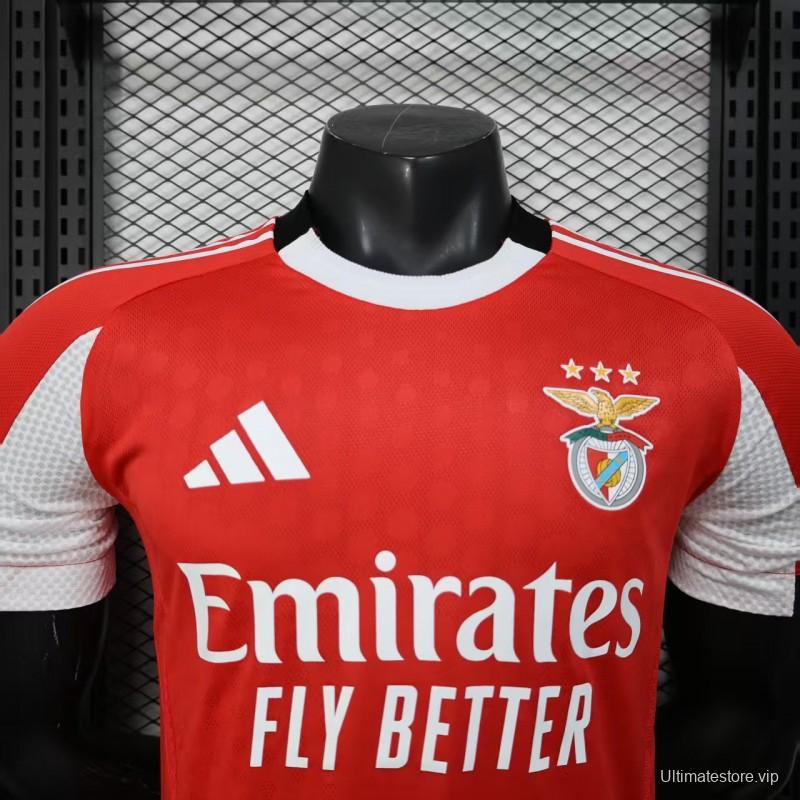 Player Version 25/26 Benfica Home Jersey