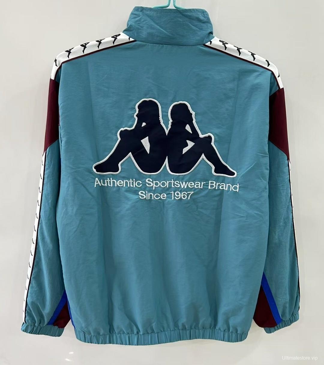 25/26 Barcelona 1967 Style Blue Windbreaker