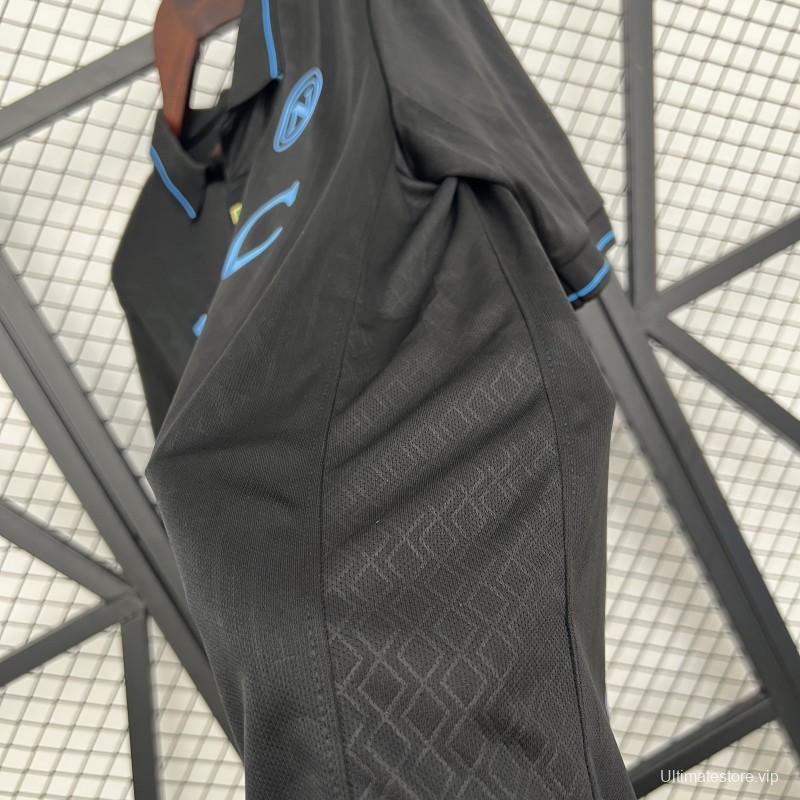 25/26 Napoli Third Black Jersey