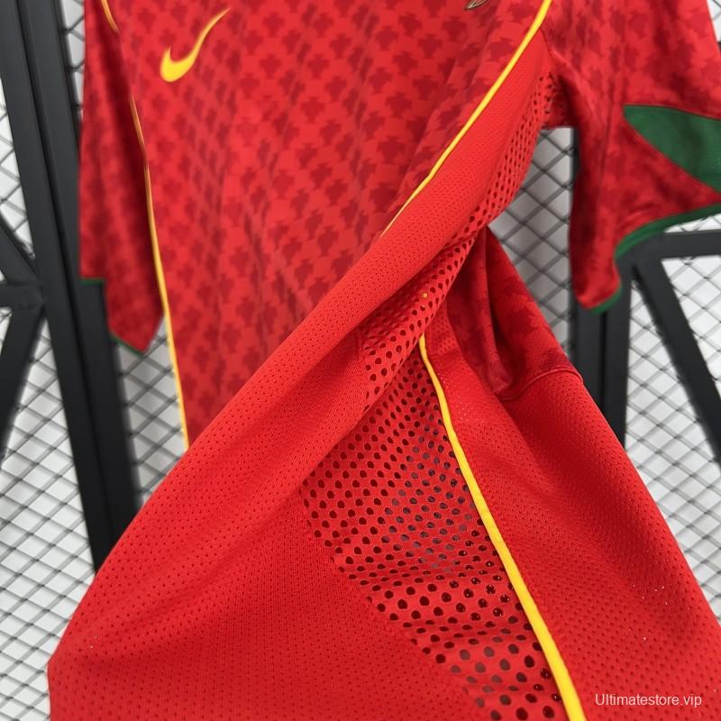 2004 Retro Portugal Home Jersey