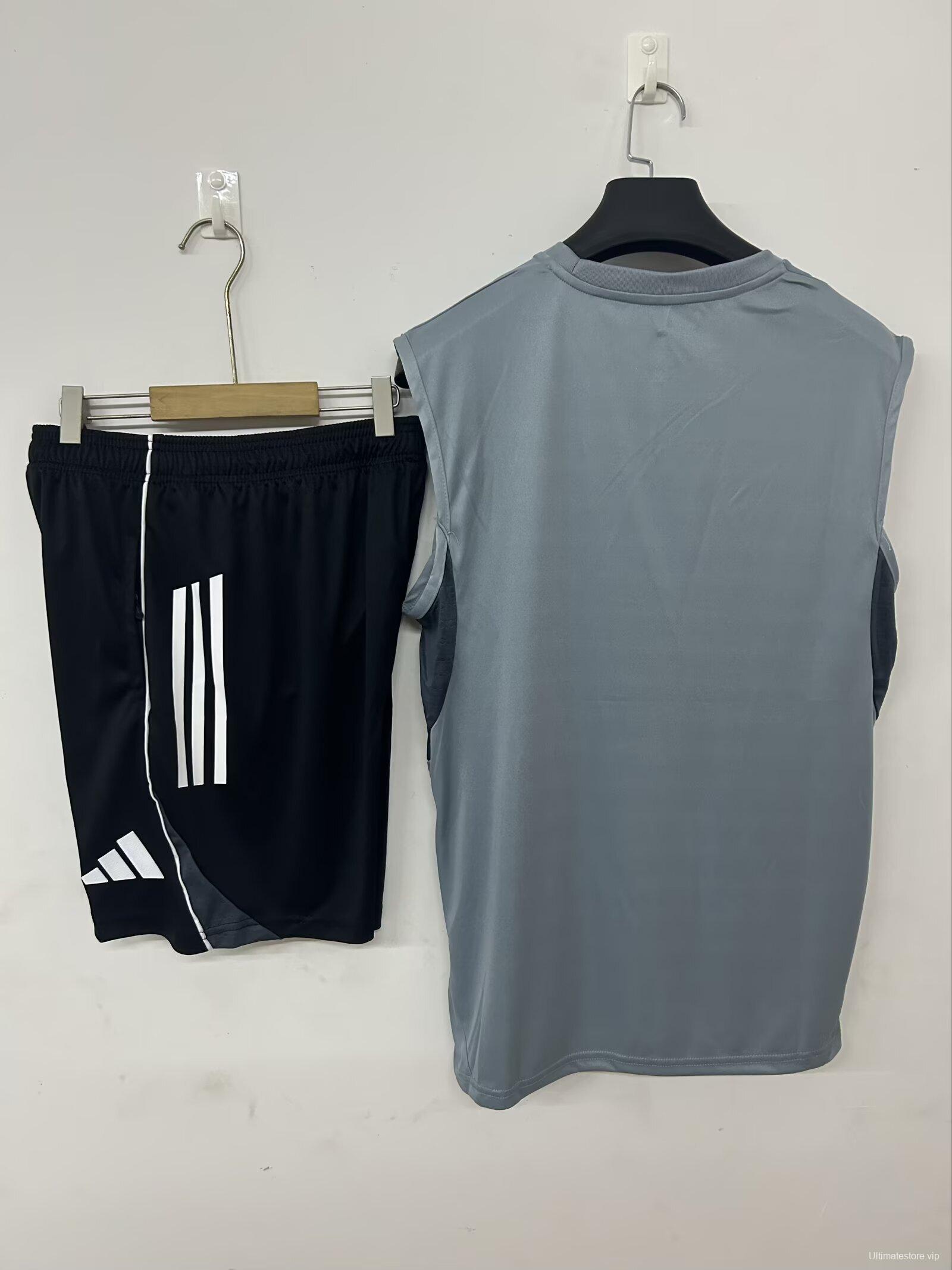 25/26 Los Angeles Vest Jersey Gray+ Shorts