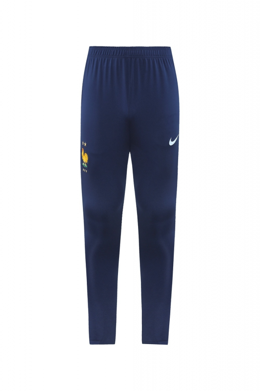 2025 France Royal Blue Half Zipper Jacket+Long Pants