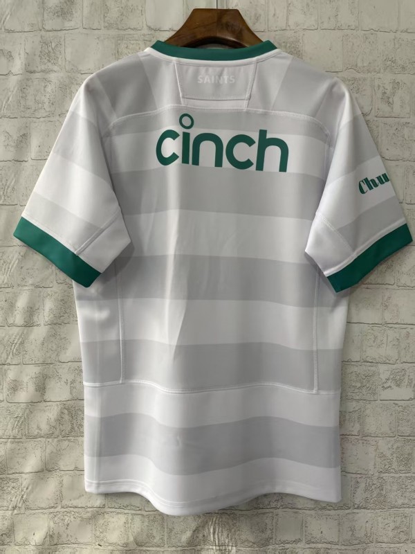 25/26 Northampton Saints White with Green Trim Jersey