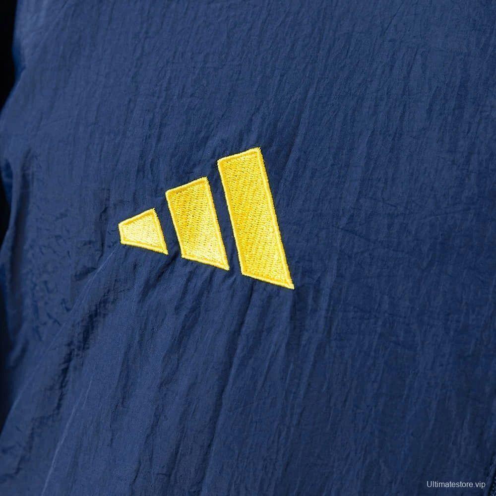 2026 Boca Juniors Black Jacket Windbreaker