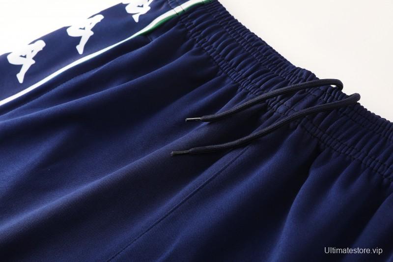 26/27 Real Betis x Kappa Navy Blue  Full Zipper Jacket Tracksuit + Long Pants