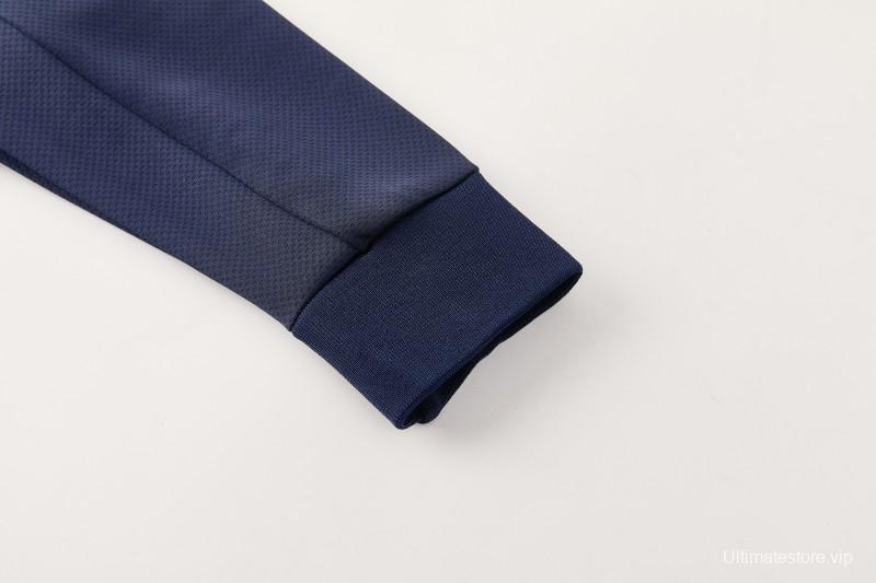 2026 NIKE Navy Full Zipper Jacket + Long Pants