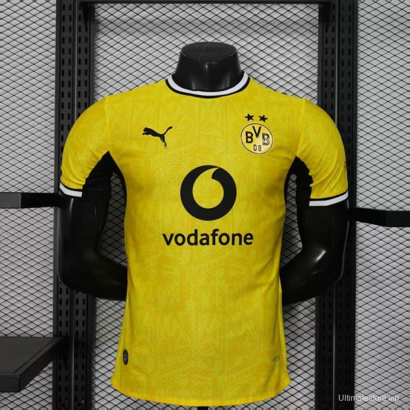 25/26 Player Version Borussia Dortmund Yellow with Black Trim Cup Jersey
