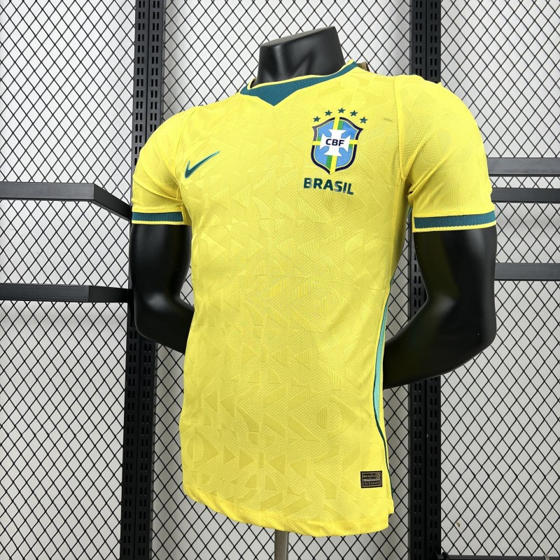 2026 Player Version Mens Brazil World Cup Home Jersey
