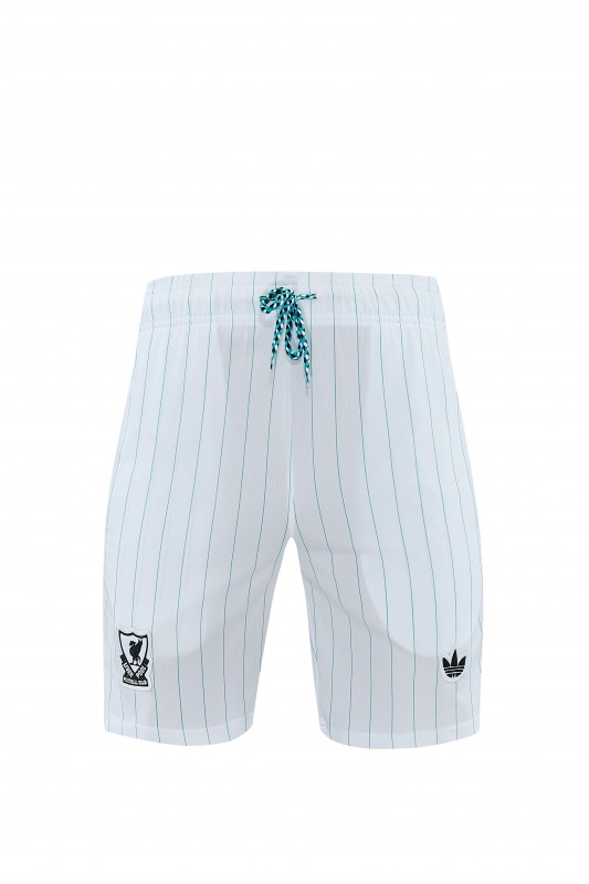26/27  Liverpool White Short Sleeve+Soccer Shorts
