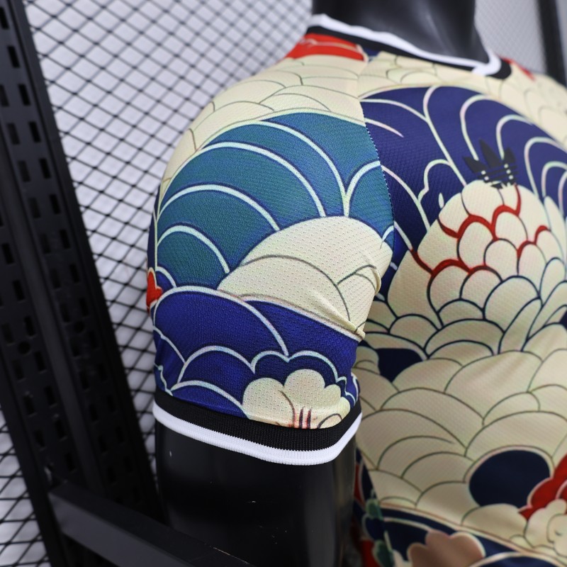 Player Version 2026 Japan Cream with Ukiyo-e Wave  Adidas Originals Special Edition Jersey