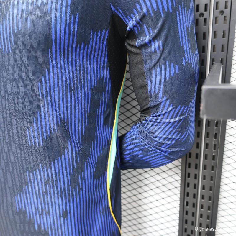 Player Version 26/27 Brazil Navy Blue Special Edition Long Sleeve Jersey