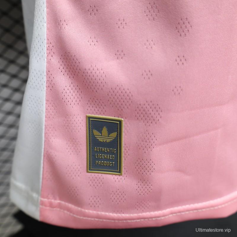 Player Version 26/27 Inter Miami CF  Pink & White with Split Panel Home Jersey