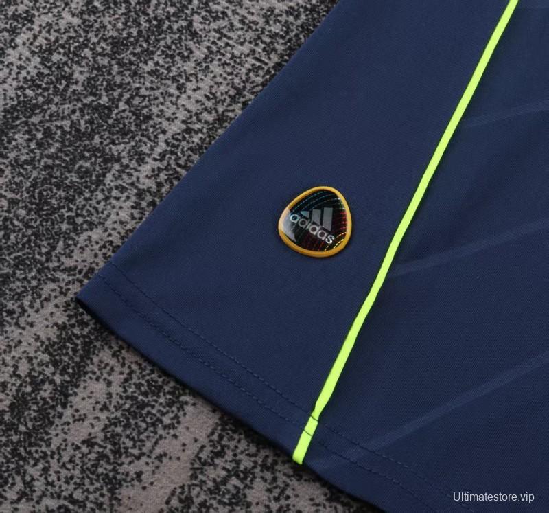 Retro Kids 10/11 Real Madrid Away Navy Jersey