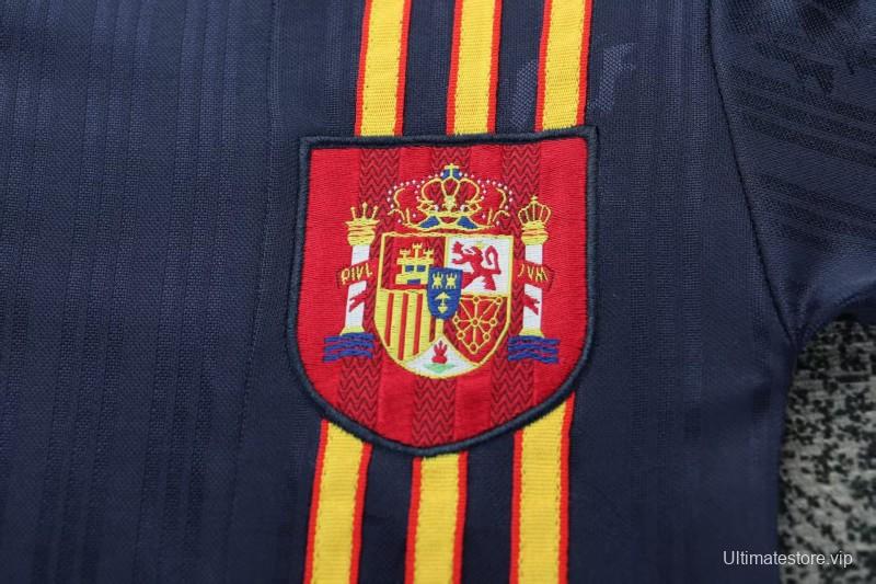 Retro Kids 1996 Spain Away Jersey