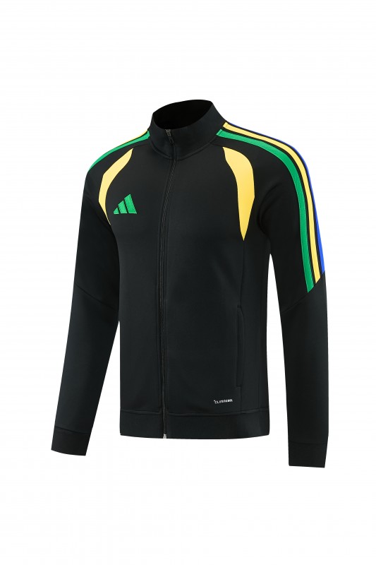 26/27 Adidas Black Full Zipper Jacket + Long Pants