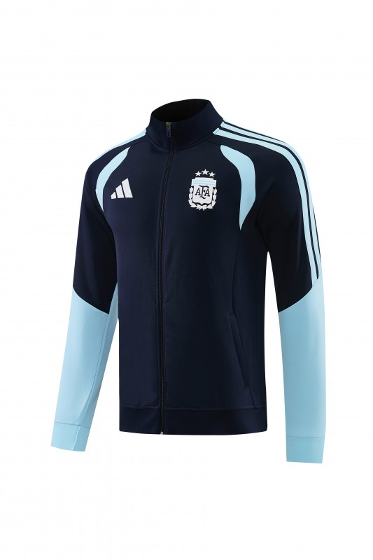 26/27 Argentina Royal Blue Full Zipper Jacket Tracksuit + Long Pants