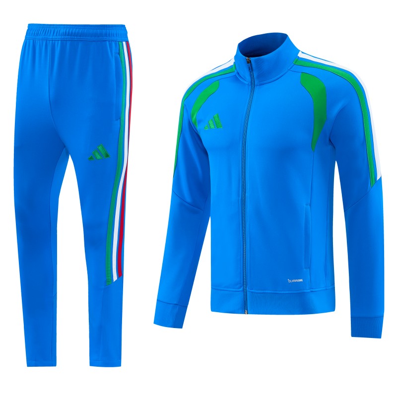 26/27 Air Jordan  Bright Blue Full Zipper Jacket + Long Pants