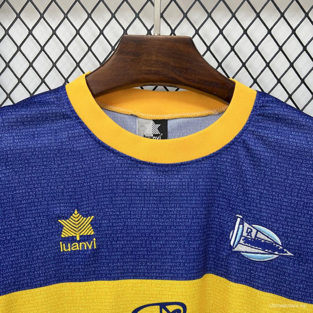 2000/01 Retro Deportivo Alaves Champions League Final Jersey