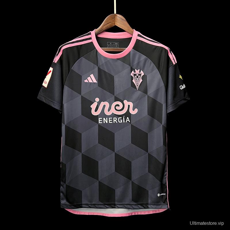 23/24 Albacete Balompie Away Black Jersey