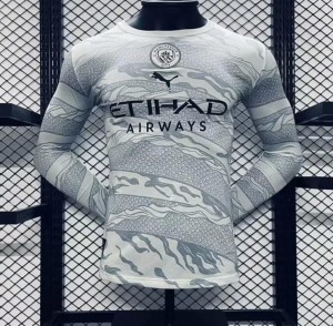 Player Version 24/25 Manchester City Puma Year of the Dragon White Long Sleeve