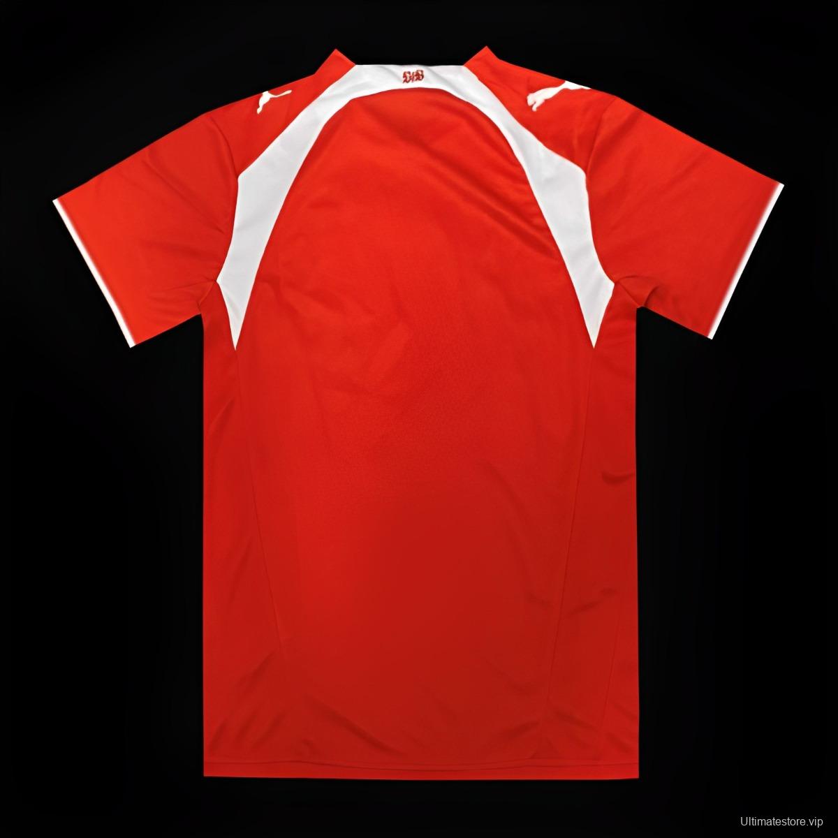 Retro 06/07 VfB Stuttgart Away Red Jersey