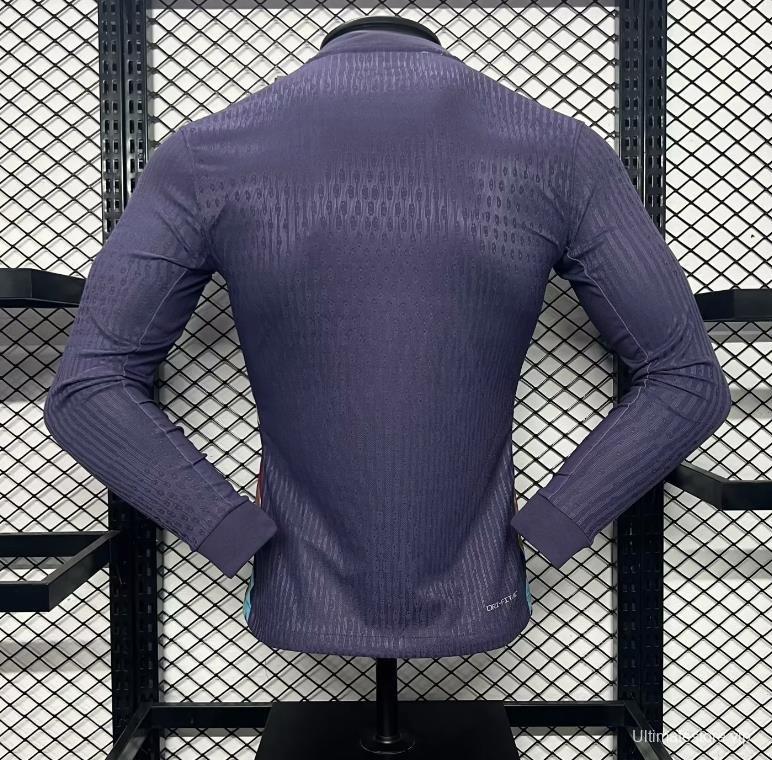 Player Version 2024 England Away Long Sleeve