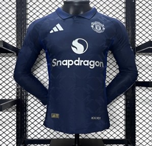 Player Version 24/25 Manchester United Away Navy Long Sleeve