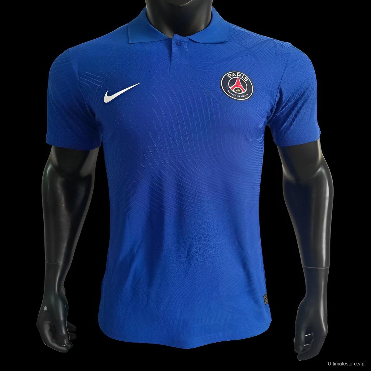 Player Version 24/25 PSG Blue Polo Jersey