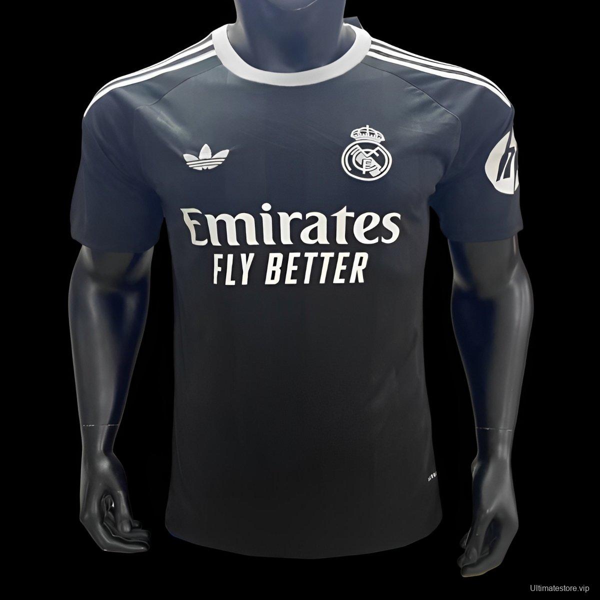 25/26 Real Madrid Black Goalkeeper Jersey
