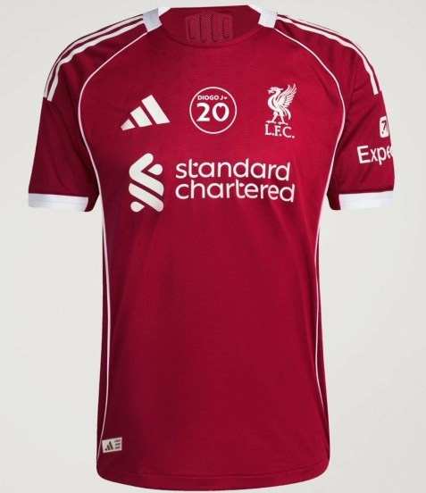 Liverpool 25/26 Home Diogo J 20 Limited Edition