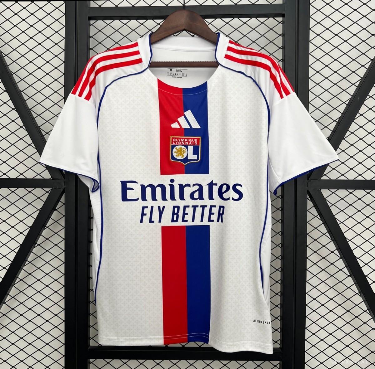 25/26 Olympique Lyonnais/Lyon Home Jersey