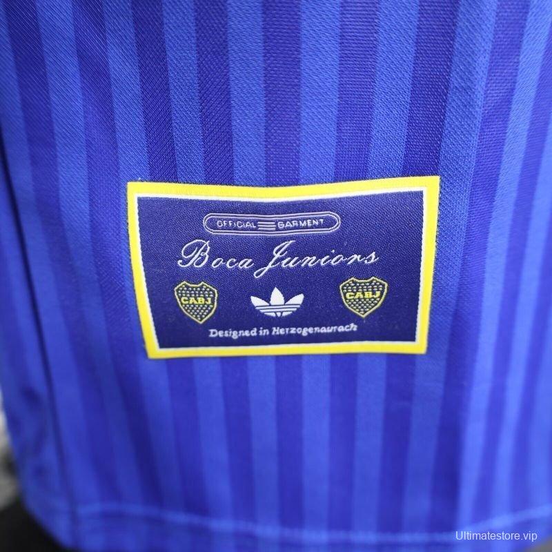 Player Version 25/26 Boca Juniors Adidas Original Terrace Icons Blue Jersey