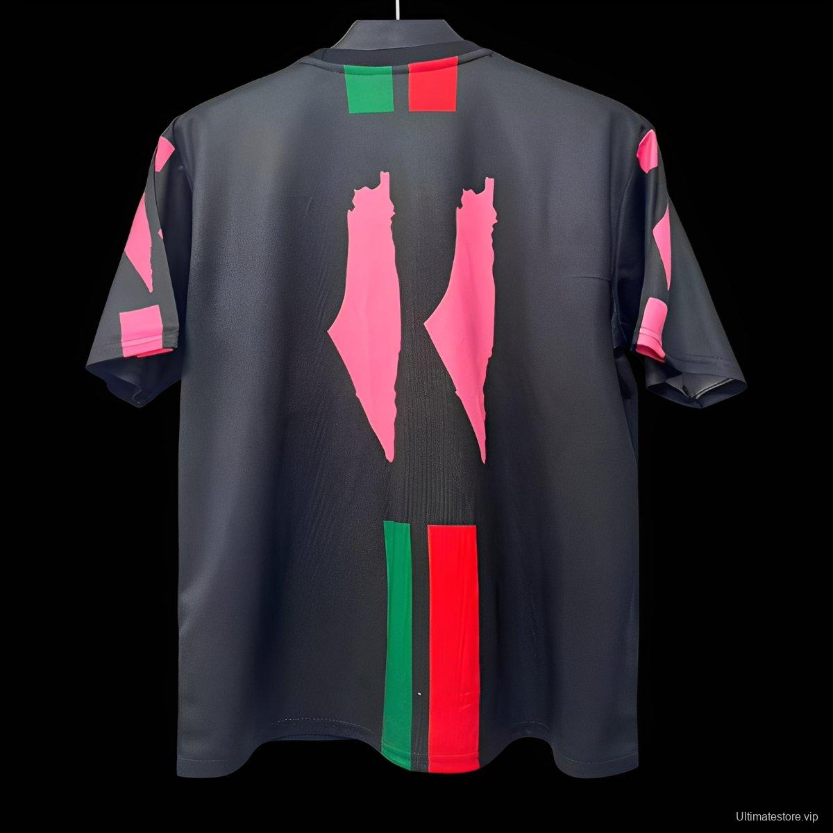 25/26 CD Palestina Black/Pink Special Jersey