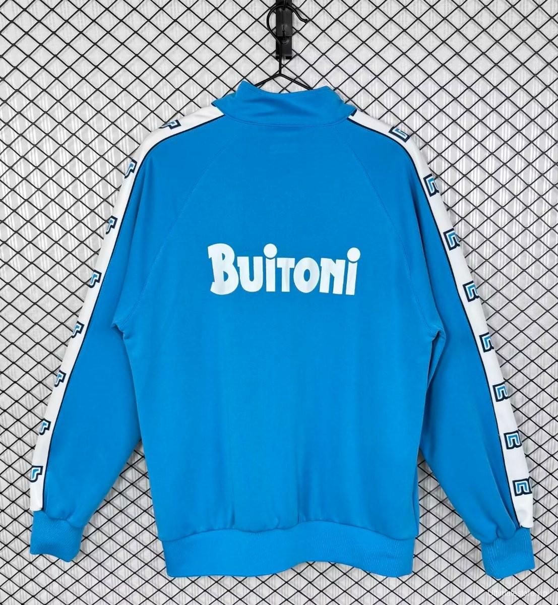 Retro 87/88 Napoli Home Full Zipper Jacket