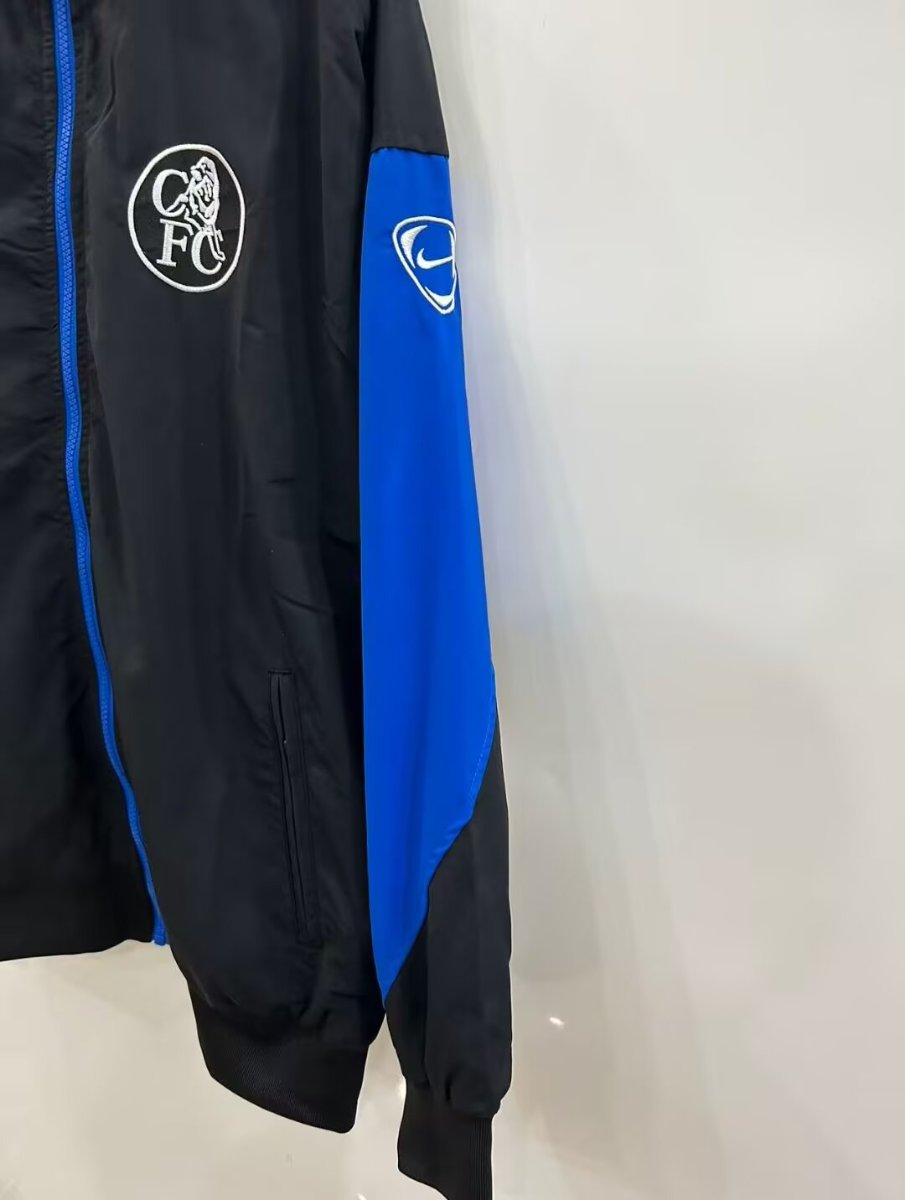 25/26 Chelsea Black Full Zipper Windbreaker