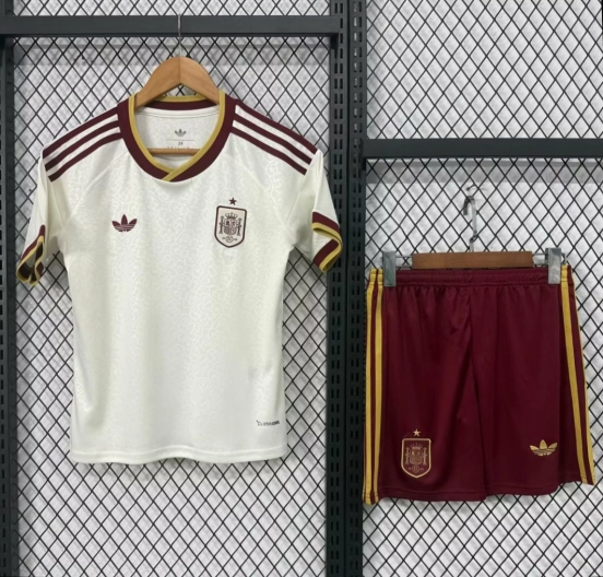 2026 Kids Spain Away Jersey