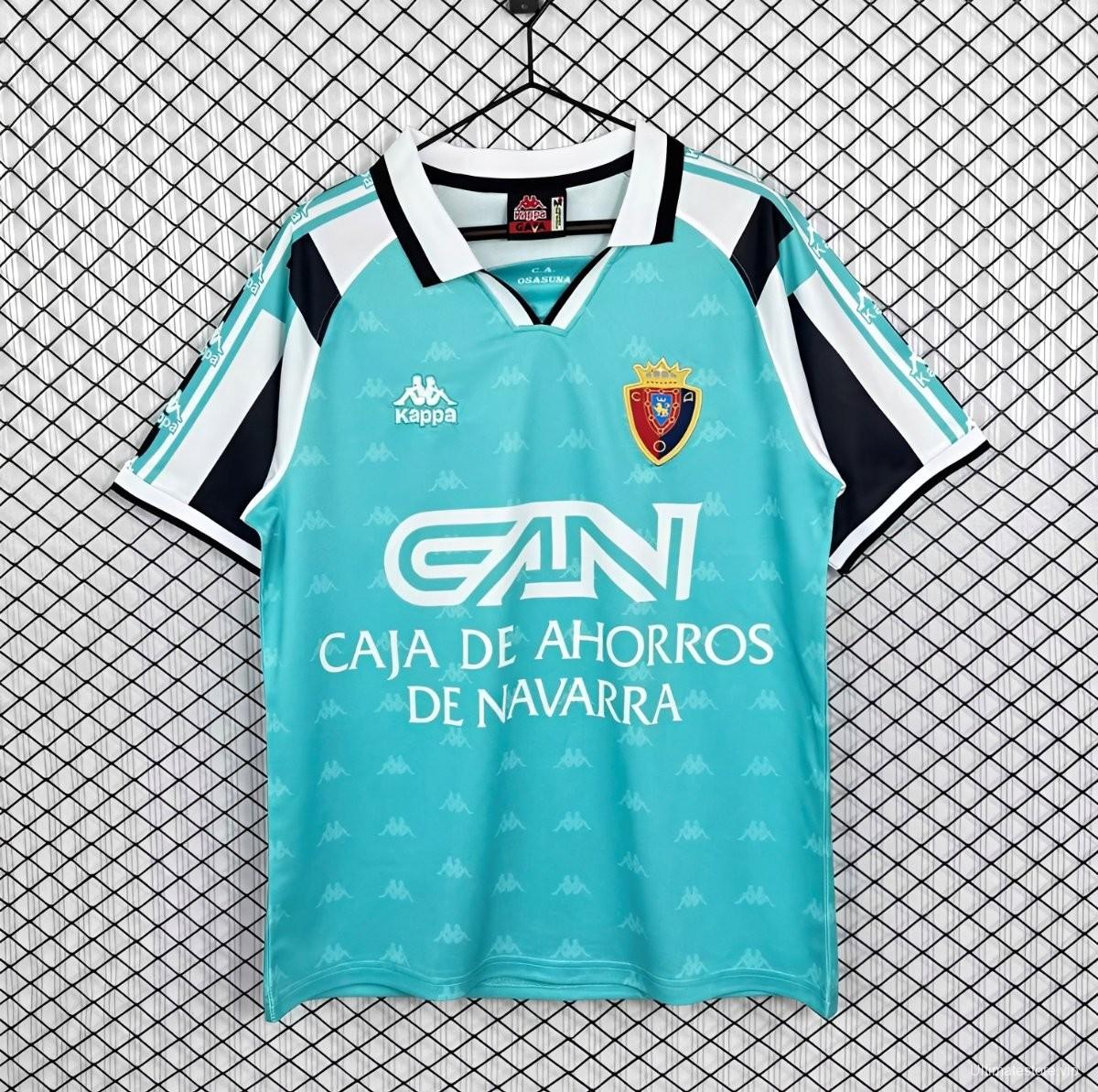Retro 95/96 Osasuna Away Blue Jersey