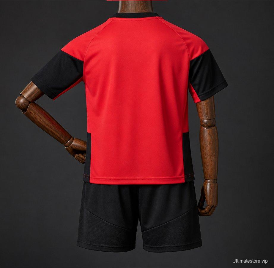 26/27 Kids Manchester United Training Red Jersey