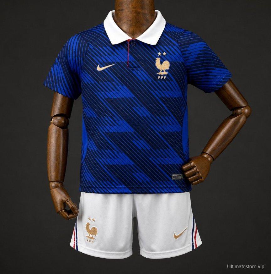 2026 Kids France World Cup Home Kit