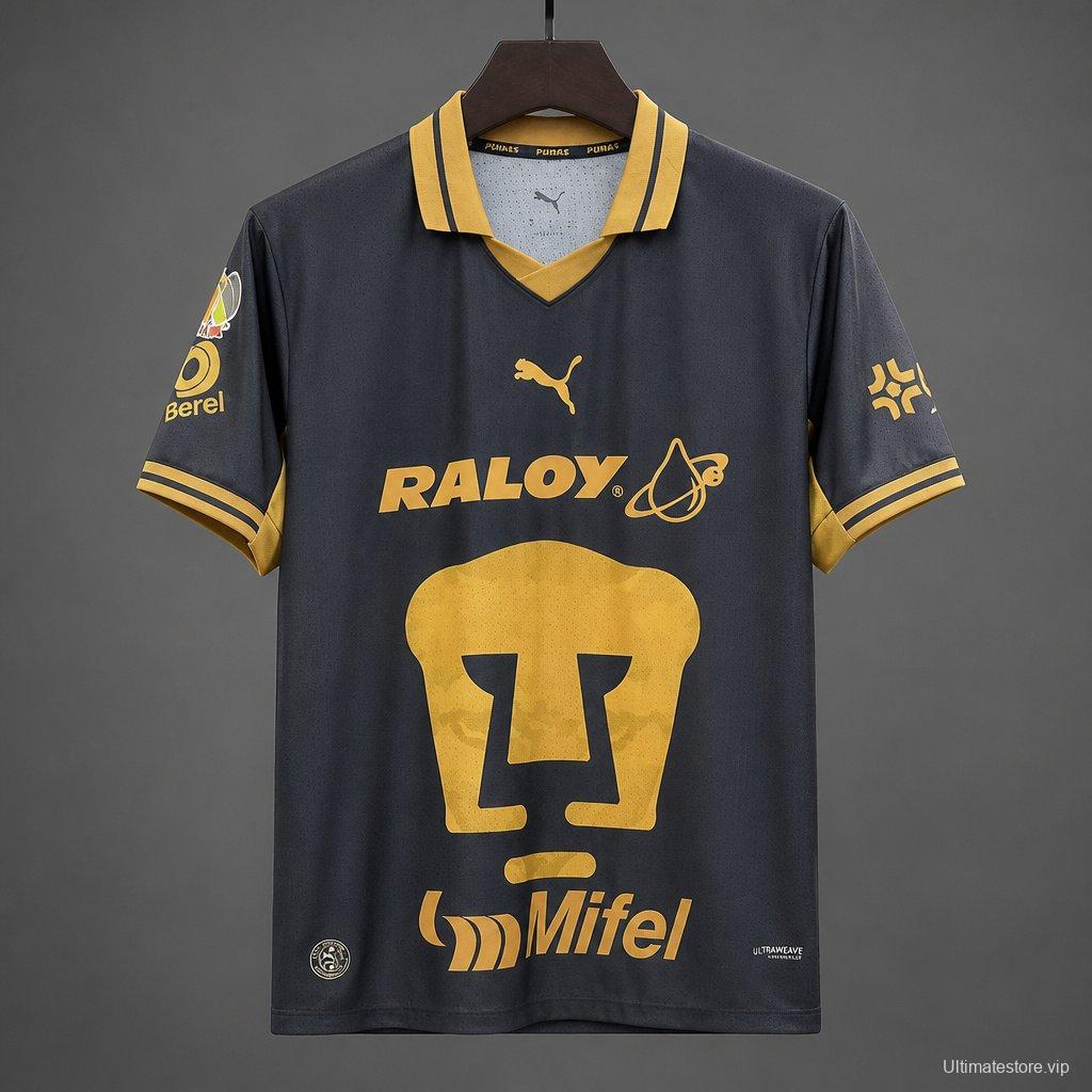 26/27 Pumas UNAM Away Black Jersey