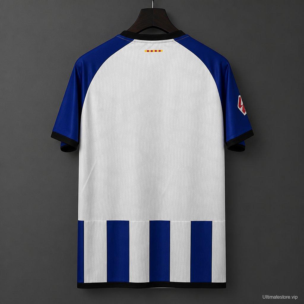 26/27 Espanyol Home Blue&White Stripe Jersey